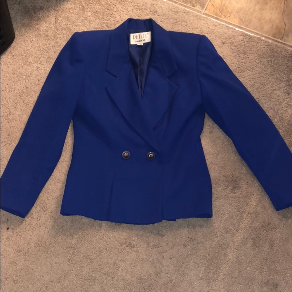 Royal blue blazer